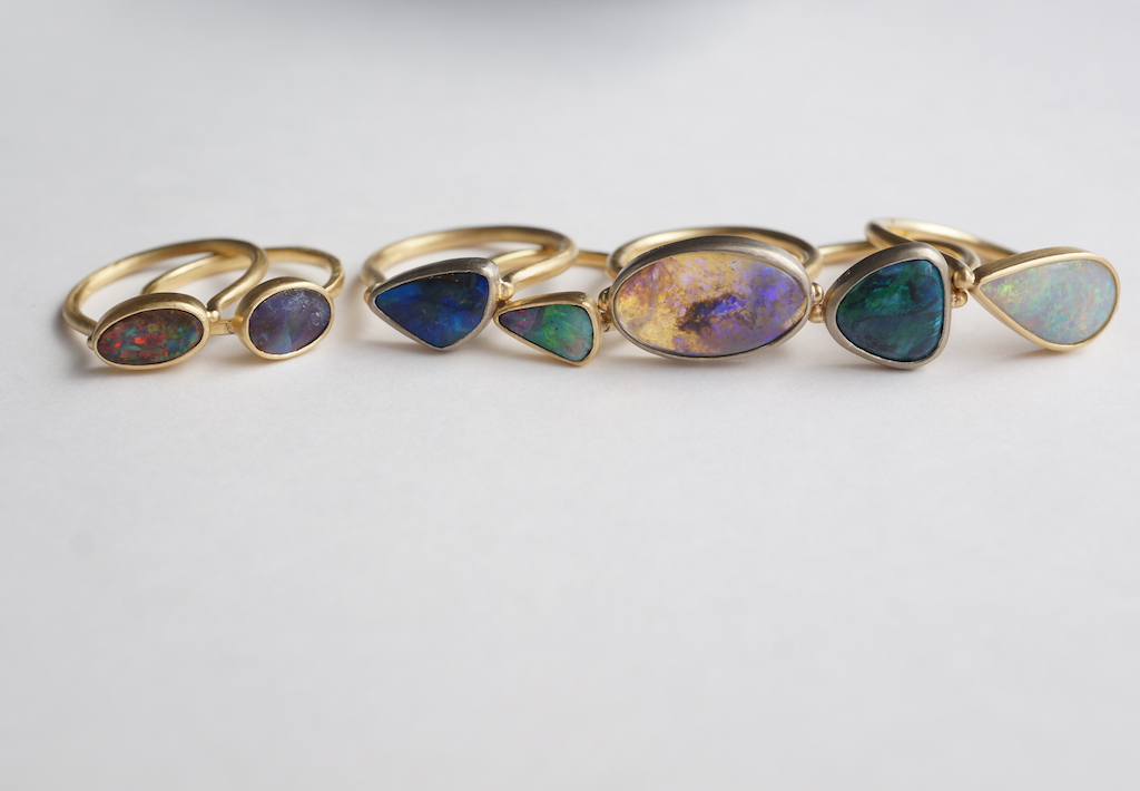 《MONAKA jewellery》の一点ものオパールとダイヤモンド - 梅田 | JEWELRY JOURNAL