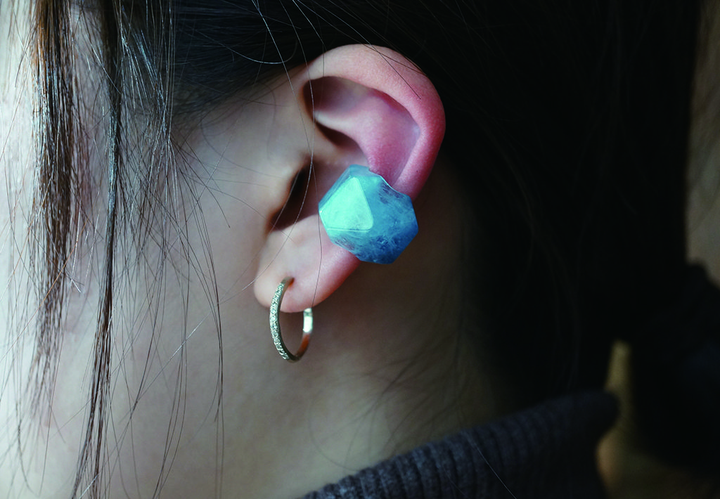 monaka jewellery ガーデンクォーツ Rock Ear Cuffイロンデール